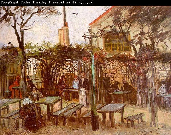 Vincent Van Gogh Terrace of the Cafe on Montmartre